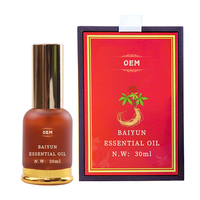 OEM Baiyun Mountain Huile essentielle de qualité thérapeutique à base de plantes Traitement de la peau Effets blanchissants Rose Fleur de curcuma Gingembre