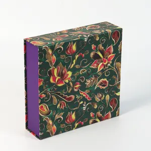 制造批发纸板包装礼品盒个性化定制印刷彩色硬纸eid穆巴拉克治疗盒