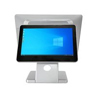 Sistema de Punto de Venta Todo en Uno con Pantalla Táctil Completa de 15.6 Pulgadas, Caja Registradora Plegable para Negocios de Venta Minorista