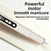 Ponceuse à ongles sans fil 20000 tr/min en ABS, portable pour usage domestique, pour l'élimination des cuticules et le nail art