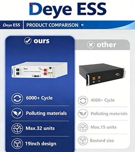 Batería solar de iones de litio Lifepo4 de bajo voltaje para uso doméstico, 51,2 V, 100ah, capacidad de 200Ah, IP65, EU Deye, Pro-B, 5kwh, V - Product Image 6