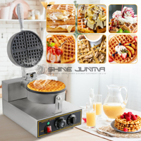 Gaufrier électrique double face antiadhésif avec chauffage de 1200W