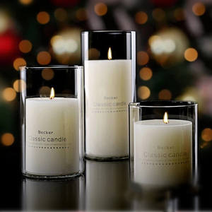 Tarro de vidrio de borosilicato de alta calidad de 200ml y 250ml con tapa de corcho para velas del hogar, decoración navideña, <span class=keywords><strong>cilindro</strong></span> de logotipo personalizable - Product Image 6