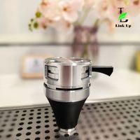 Tête de bol de narguilé en silicone en acier inoxydable personnalisée en usine porte-charbons en carbone 2 en 1 ensemble d'accessoires de chicha pour bar lounge de narguilé