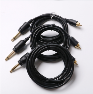สายเชื่อมต่อซิลิโคน RCA สำหรับเครื่องสักลาย ใช้กับเครื่องสักลายและเครื่องสักคิ้วถาวรในสตูดิโอ - Product Image 1