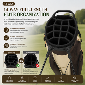 Bolsa <span class=keywords><strong>de</strong></span> <span class=keywords><strong>Golf</strong></span> Estética, Premium, Ligera, Impermeable, <span class=keywords><strong>de</strong></span> Poliéster, Gran Capacidad, Multifuncional - Product Image 6