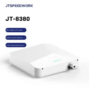 JT-8380C ISO18000-6C pembaca RFID tetap (EPC G2) SDK TM200 Chip WIFI pembaca RFID dengan pembaca Tag RFID Output relai