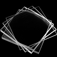 Feuille acrylique transparente, PMMA, plastique en vogue