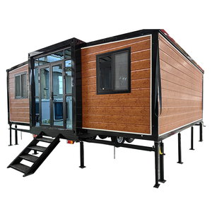 Casa Container Espandibile di Lusso da 40 Piedi, Casa Prefabbricata su Ruote Pronta per la Spedizione, <span class=keywords><strong>Villa</strong></span> in Acciaio - Product Image 1