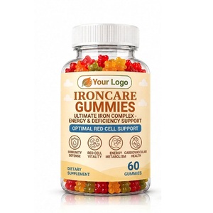 IronCare Gummies Fruity Soft <b>Chew</b> Vegan Gelatin Free Gummies with <b>Refreshing</b> Berry Flavor No Artificial Colors - Product Image 1