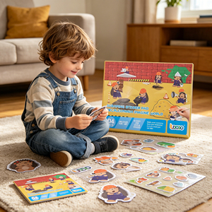 Bloc de Pegatinas con Temática de Construcción, con Múltiples Escenas para que los Niños Creen Mundos Imaginarios Personalizados - Product Image 2