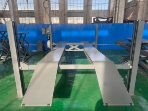 ลิฟท์ยกรถแบบ 4 เสา ใหม่ ลิฟท์ยกรถไฮดรอลิกแบบเคลื่อนที่ 4 เสา ลิฟท์ยกรถแบบ 4 กระบอกสูบ 4 เสา รุ่น Launch - Product Image 3