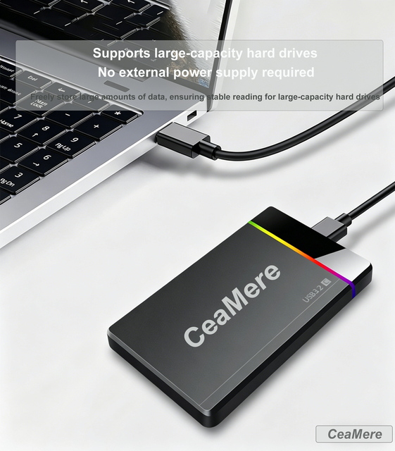 CeaMere External Hard Drive 128GB External SSD Hard Disk Memory 95-98% New Portable SSD 256gb Hard Drive PSSD for All Laptop