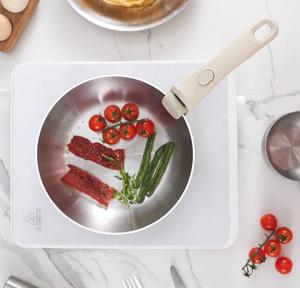 Ensemble de 10 ustensiles de cuisine en acier inoxydable avec poignée amovible, compatible induction, lave-vaisselle et four, écologique, <span class=keywords><strong>pour</strong></span> <span class=keywords><strong>camping</strong></span>-<span class=keywords><strong>car</strong></span> - Product Image 5