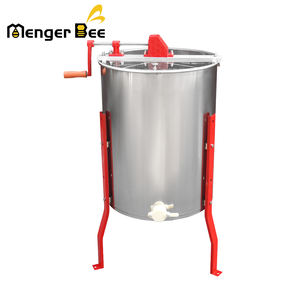 Extractor manual de abejas de miel de 4 marcos del proveedor estadounidense de apicultura para Apicultura - Product Image 1