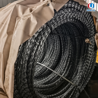 Fil barbelé hélicoïdal simple ou double personnalisé sur mesure, bobine de 30 à 110 cm pour la défense des clôtures agricoles