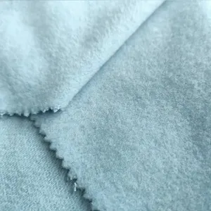 Tissu en cachemire 100% coton, deux faces, revêtement en laine pour manteau, vente en gros