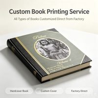 Fabrication en Chine papier recyclable personnalisé pas cher couverture rigide en relief impression livre de couverture rigide impression sur demande livres