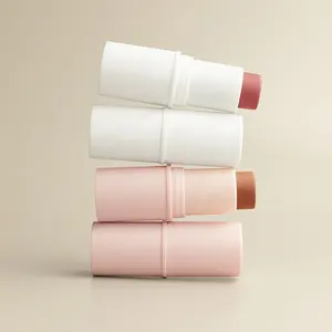 Kreativ Ihr eigenes Logo Organic Pink Blush Container Gesicht Make-up Wasserdicht Highlight Blusher Palette Vegan Cream Blush Stick