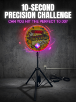 Jeu de réaction rapide en ligne avec bouton-poussoir, chronomètre de compte à rebours de 10 secondes, défi numérique interactif à LED pour stand de carnaval