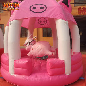 Divertido Toro Mecánico Eléctrico con Forma de Cerdo, Atracción de Rodeo para Parques Temáticos, Carnavales, Eventos, Juegos Interiores y Exteriores, en Venta - Product Image 1