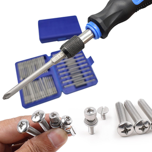 Multi-Function Vehicle Tools <b>Screwdriver</b> with Extended Hexagonal Torx Triangle Cross Slotted Phillips Shaped <b>Bits</b> - Product Image 3