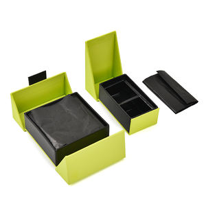 Wholesale <b>Recycled</b> Materials Embossing Magnetic Closure Double Door Custom Logo Luxury Rigid Chocolate Gift Paper <b>Boxes</b> - Product Image 3