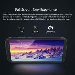 <span class=keywords><strong>Blackview</strong></span> — smartphone bv 5500, téléphone mobile robuste, android 5.5, écran 8.1 pouces, 2 go, 16 go, étanche, 4400mAh, haute qualité, jaune, version internationale - Product Image 4