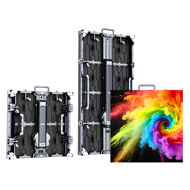 Boshuo High Brightness 4000cd/sqm P2.6 P2.9 P3.9 Energy Saving Full Color LED Outdoor Front Maintenance Screen IP65/66