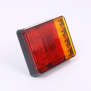 Luz Trasera Rectangular LED con Reflector, Luz de Freno, Direccional Ámbar/Roja, 12V 24V, para Camión, Remolque, Barco, <span class=keywords><strong>Caravana</strong></span>, Impermeable - Product Image 3