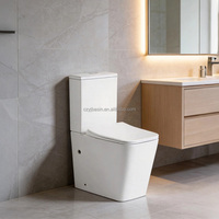 WC en céramique Yingjie deux pièces, à un trou, avec chasse d'eau Eddy Tornado, 635x380x830mm, siphon en P 180mm, pour salle de bain d'hôpital, fournisseur mondial