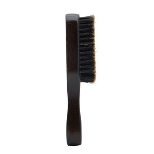 <span class=keywords><strong>Cheveux</strong></span> bilatéraux Salon de coiffure coiffure manche en bois rasage <span class=keywords><strong>balayage</strong></span> brosse à barbe en nylon produits de salon de coiffure brosse à logo personnalisé - Product Image 3