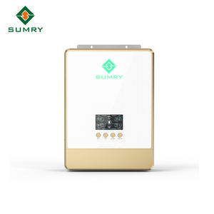 Onduleur solaire à onde sinusoïdale pure 1800W 3000W 3800W 6200W hybride on-grid/off-grid avec éclairage RGB, double communication, BMS et Wi-Fi - Product Image 1