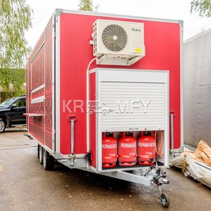 Camion de nourriture de rue américain populaire 2025, chariot de crêpes, remorque de nourriture de rue, cuisine mobile entièrement équipée - Product Image 1