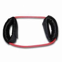 Bande de Résistance Élastique avec Manchette Rembourrée pour la Cheville, Entraîneur de Saut, Tube à Boucle Multi-Niveaux de Résistance pour l'Agilité et la Force des Jambes