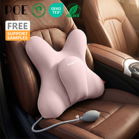 Coussin de soutien lombaire ergonomique en mousse à mémoire de forme double couche pour siège de voiture, personnalisable avec logo, OEM ODM, approvisionnement direct usine