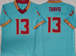 Groothandel Amerikaanse college voetbaltenues 13 # Travis Cook Topkwaliteit Gestikte Limited Edition Voetbalshirt - Product Image 4