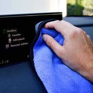 Chiffon en microfibre de corail 400-800 g/m² tricoté pour l'entretien automobile, serviette absorbante à séchage rapide pour le nettoyage de la voiture - Product Image 6