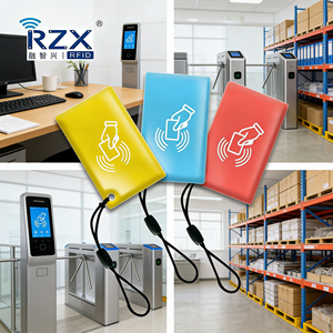 Porte-clés NFC étanche personnalisé 13,56 MHz avec <span class=keywords><strong>carte</strong></span> époxy RFID et puce FM11RF08 pour contrôle d'accès et recharge de moto - Product Image 2