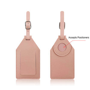 Etiquetas de Equipaje Personalizadas con Logotipo Vintage Marrón, Etiquetas de Cuero PU para Maletas y Bolsas de Viaje - Product Image 3