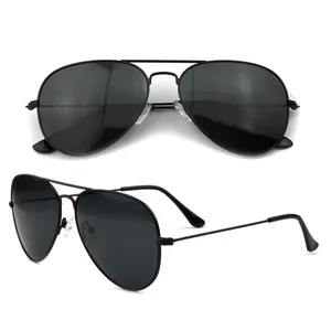 Occhiali da sole all'ingrosso classici occhiali da sole di lusso 2023 Vintage Designer aeronautica in metallo da donna occhiali da sole da uomo