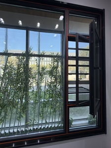 Cửa sổ phá vỡ nhiệt cao cấp với thanh an toàn bằng thép không gỉ cách âm cho các khu phố yên tĩnh - Product Image 6