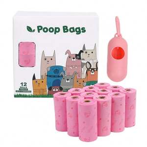 ถุงเก็บมูลสัตว์เลี้ยงแบบย่อยสลายได้ EPI รุ่นใหม่ สำหรับสัตว์เลี้ยง ถุงเก็บอุจจาระสุนัขแบบเป็นมิตรกับสิ่งแวดล้อม 12 ม้วน พร้อมที่จ่าย - Product Image 2