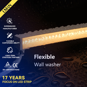 Luce a Parete <span class=keywords><strong>Flessibile</strong></span> in Silicone <span class=keywords><strong>Mini</strong></span> 16*16mm SMD 3014 IP67 Impermeabile 12W Luce al Neon a LED - Product Image 1
