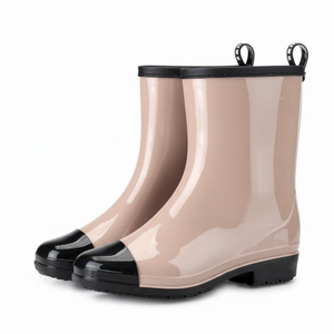 Stivali medi di base da donna per le stagioni delle piogge lavoro leggero e moda pioggia e neve CD33 - Product Image 1