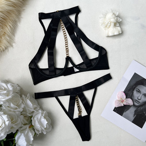 Ensemble de lingerie sexy pour femme été 2026, soutien-gorge et culotte, porte-jarretelles, lingerie sexy pour femme - Product Image 6