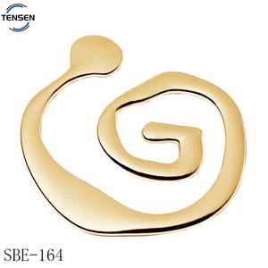 Unregelmäßige Form Bikini Metall Ring Slider Versilberte Bade bekleidung Metall Rohlinge Logo Schnalle Verstellbare Unterwäsche Zubehör für BH - Product Image 4