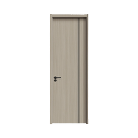Surface finie de porte intérieure en bois de protection d'angle anti-collision de style moderne largement utilisée dans les chambres à coucher et les écoles