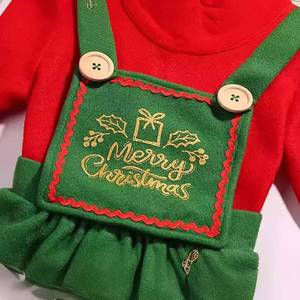 Costume de Noël drôle pour enfant HP 2025, costume de Père Noël et d'elfe pour garçon et fille FCDR-041 - Product Image 5