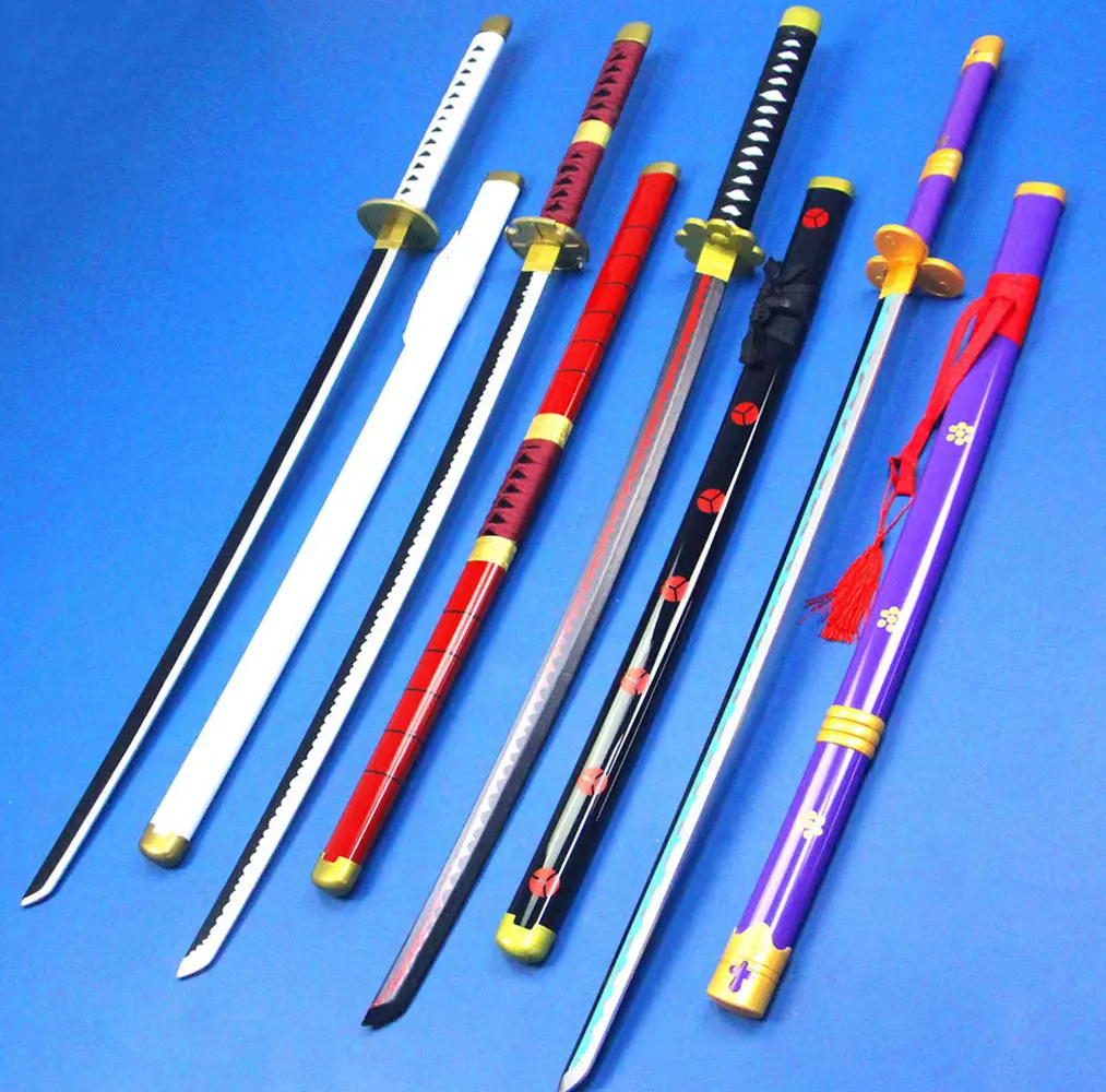 One Piece Roronoa Zoro Kitetsu Katana espada de madeira arma equipamento Cosplay coleção anime desempenho adereços Brinquedos